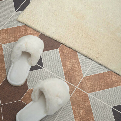 Panou decorativ bucatarie pătrat Forme elegante într-un model geometric