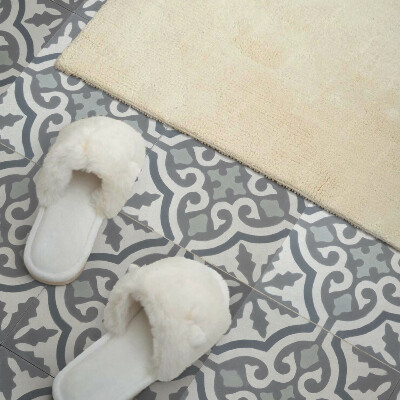 Panou decorativ pătrat Model de ornamente într-o compoziție de mozaic