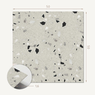 Panou decorativ bucatarie pătrat Motivul microscopic al elementelor mici