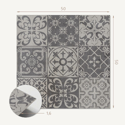 Panou decorativ pătrat Modele de plăci 3D 3x3