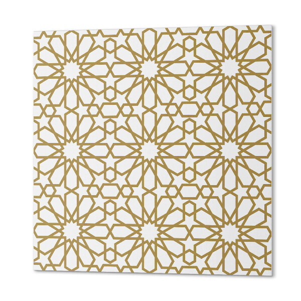 Panou decorativ bucatarie pătrat Geometrie cu motiv stea