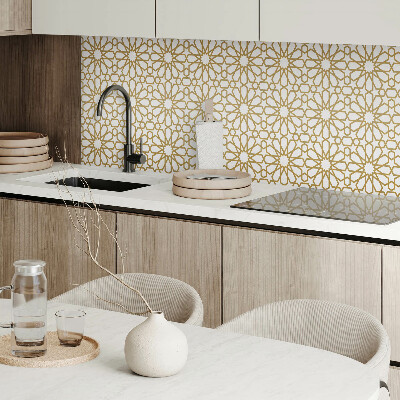 Panou decorativ bucatarie pătrat Geometrie cu motiv stea