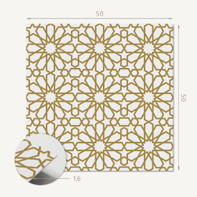 Panou decorativ bucatarie pătrat Geometrie cu motiv stea