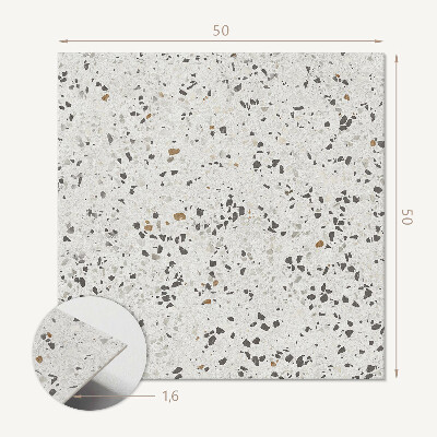 Panou decorativ pătrat Model cu pietre delicate