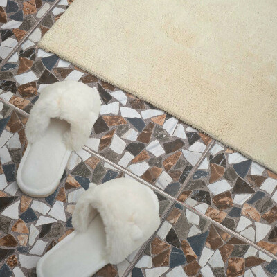 Panou decorativ bucatarie pătrat Diferite forme într-un model de mozaic