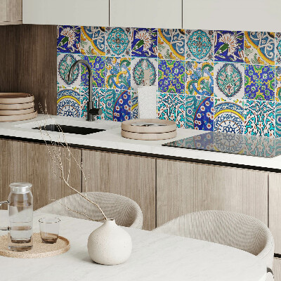 Panou decorativ bucatarie pătrat Modele de mozaic ceramic