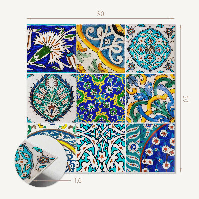 Panou decorativ bucatarie pătrat Modele de mozaic ceramic