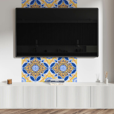 Panou decorativ bucatarie pătrat Decorare cu accent floral