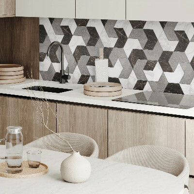 Panou decorativ pătrat Placi elegante într-un model geometric