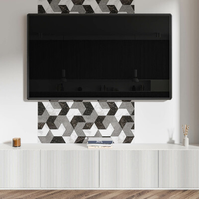Panou decorativ pătrat Placi elegante într-un model geometric