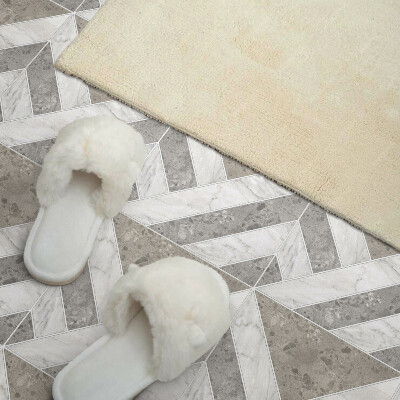 Panou decorativ bucatarie pătrat Placi în stil geometric