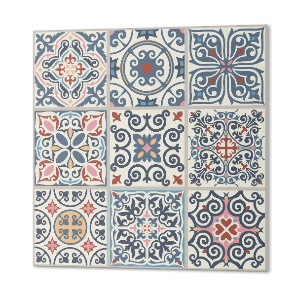 Panou decorativ pătrat Geometria formelor de mozaic