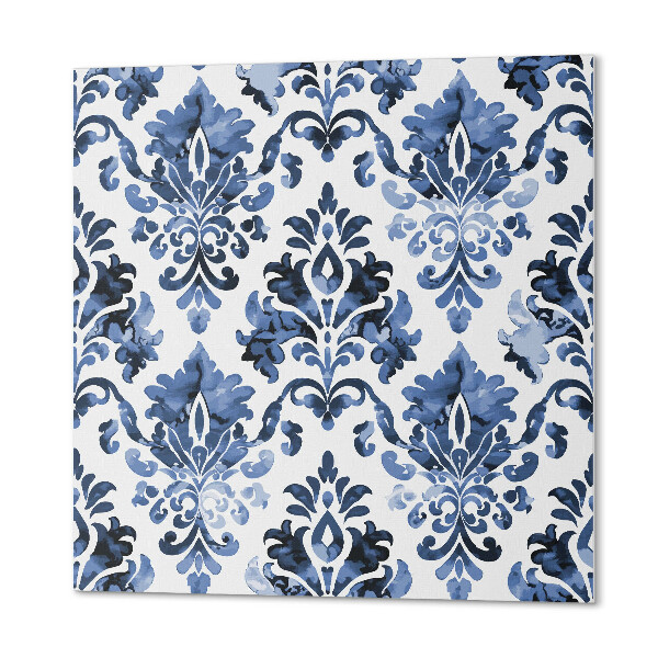 Panou decorativ pătrat Model de flori în stil baroc