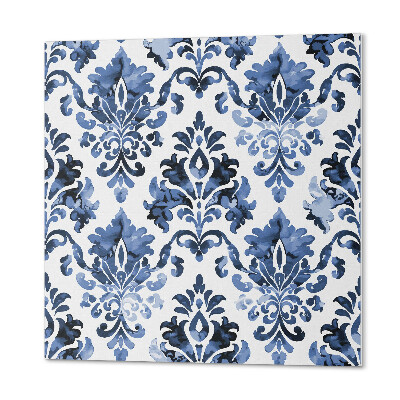 Panou decorativ pătrat Model de flori în stil baroc