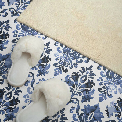 Panou decorativ pătrat Model de flori în stil baroc