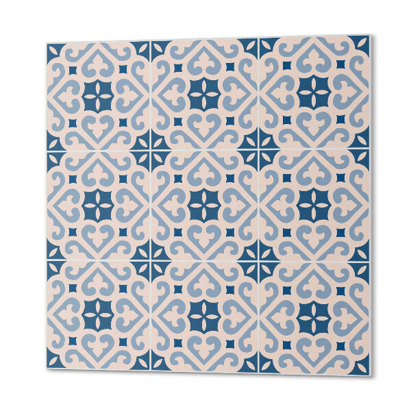 Panou decorativ bucatarie pătrat Ornamente decorative pe gresie