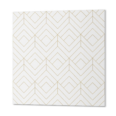 Panou decorativ bucatarie pătrat Model geometric elegant cu romburi