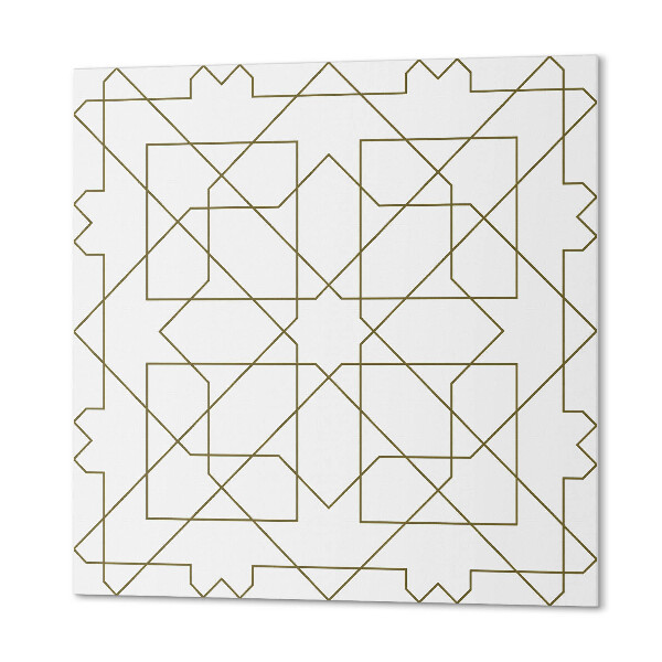 Panou decorativ bucatarie pătrat Aspect elegant de linii geometrice