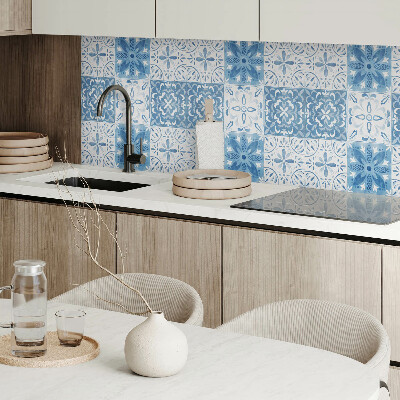 Panou decorativ pătrat Model cu gresie cu flori delicate