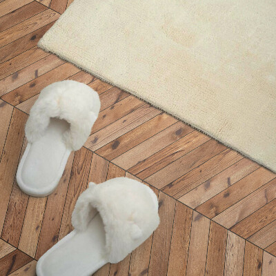 Panou decorativ pătrat Model elegant de scânduri diagonale