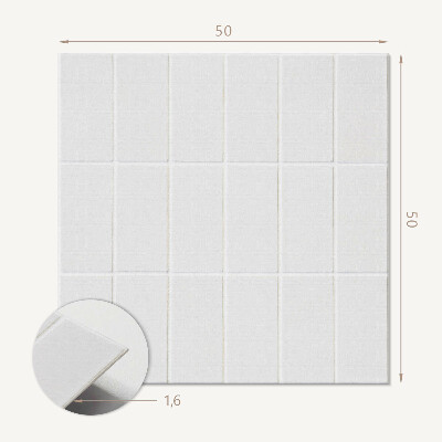 Panou decorativ bucatarie pătrat Dreptunghiuri minimaliste într-un mozaic