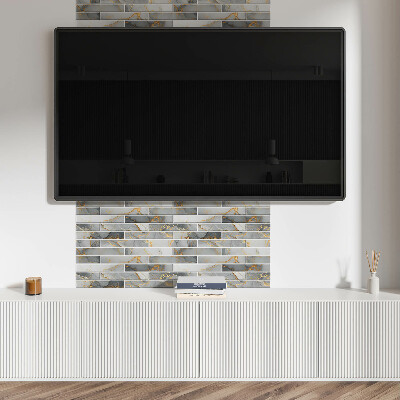 Panou decorativ bucatarie pătrat Design luxos de marmură
