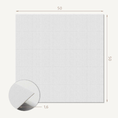 Panou decorativ pătrat Placi elegante cu design minimalist