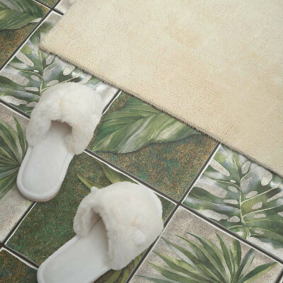 Panou decorativ pătrat Model de plăci de frunze