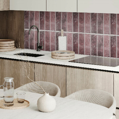 Panou decorativ pătrat Dungi verticale într-un model de mozaic