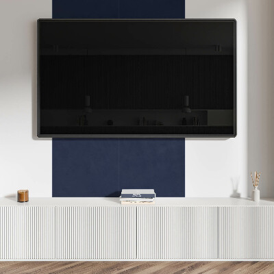 Panou decorativ bucatarie pătrat Elegant bleumarin închis