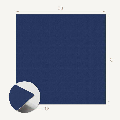 Panou decorativ bucatarie pătrat Culoare bleumarin