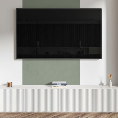 Panou decorativ bucatarie pătrat Design elegant gri și verde