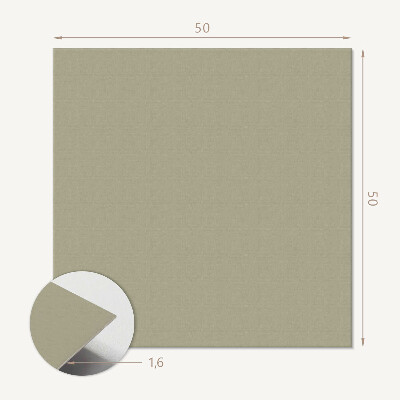 Panou decorativ pătrat Accent de culoare verde deschis