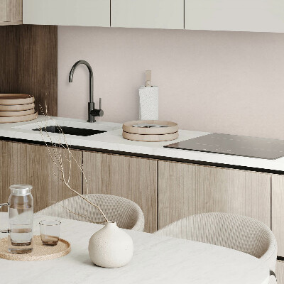 Panou decorativ bucatarie pătrat Motiv pastel roz pal
