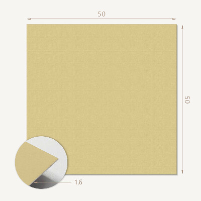 Panou decorativ bucatarie pătrat Galben pastel însorit
