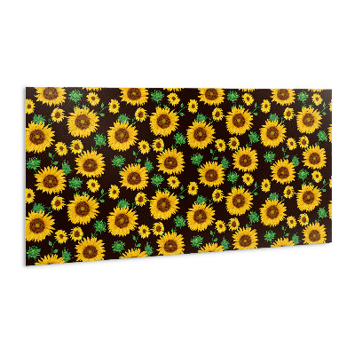 Panou decorativ PVC Floarea soarelui galben