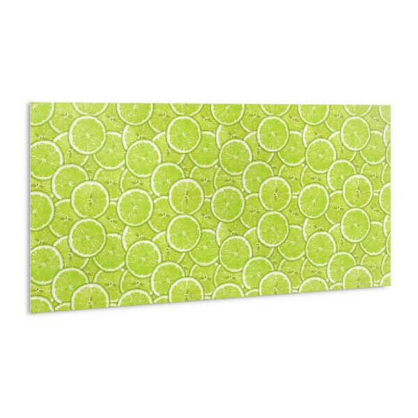 Panou decorativ PVC Felii de lime verde