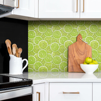 Panou decorativ PVC Felii de lime verde