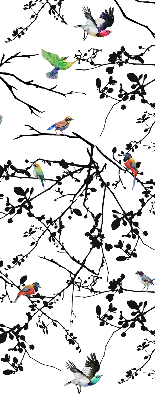 Roleta textila Păsări pe ramuri