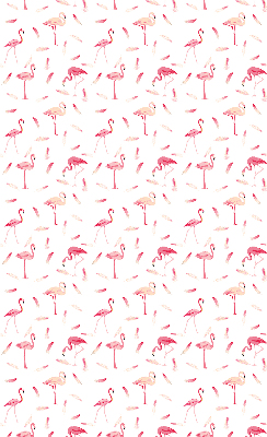 Roleta geam Flamingos și penele lor