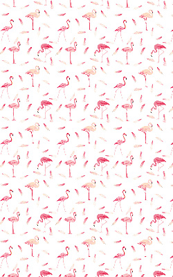 Roleta geam Flamingos și penele lor