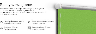 Roleta textila Verde