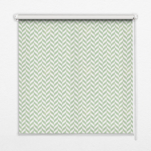 Stor geam Herringbone verde