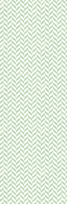 Stor geam Herringbone verde