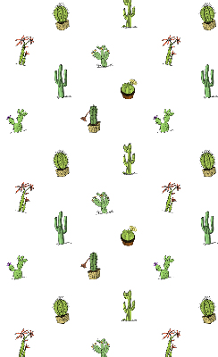 Roleta textila Cacti