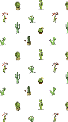 Roleta textila Cacti