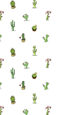 Roleta textila Cacti