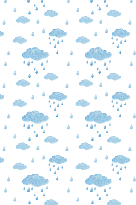 Roleta textila Nori și ploaie