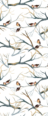 Roleta geam Păsări pe un copac