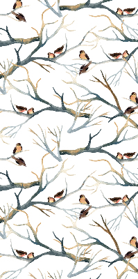 Roleta geam Păsări pe un copac